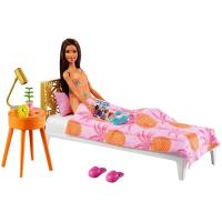 Barbie Bebek ve Oda Oyun Setleri Yatak Odası GTD87-GRG86