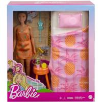 Barbie Bebek ve Oda Oyun Setleri Yatak Odası GTD87-GRG86