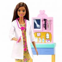 Barbie Ben Büyüyünce Meslek Setleri - Kumral Çocuk Doktoru DHB63 GTN52