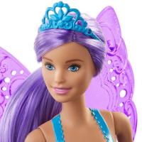 Barbie Sihirli Dönüşen Peri Kızı GJK00 - Mor Saç