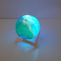 Dekoratif 3D Işıklı Galaksi Gece Lambası