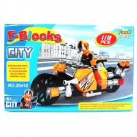 F-BLOCKS MOTOSİKLET LEGO CİTY 118 PARÇA