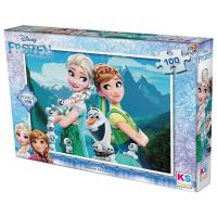 Frozen (Elsa-Anna) Puzzle 100 Parça