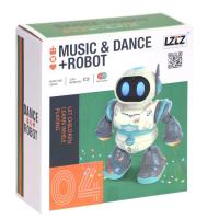 Işıklı Müzikli Dans Eden Robot - Yeşil