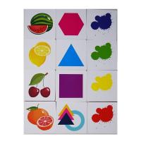 Lüx Aynsını Bul Hafıza Oyunu 1. Seri - Meyveler Şekiller Renkler