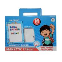 Manyetik Tablet Yazı Tahtası (Magnetic Board) Erkek Çocuk 60 Parça