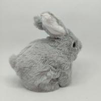 Pilli Zıplayan Sevimli Sesli Tavşan - Gri