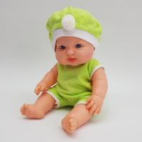 Şapkalı Sevimli Et Bebek - Yeşil