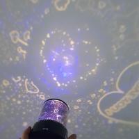 Star Master Gece Lambası Kalpli Projeksiyon Tavan Işık Yansıtma - Siyah