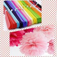 35 CM PELUR KAĞIT PONPON ÇİÇEK ASMA SÜS 1 ADET