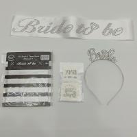 Bekarlığa Veda Partisi Bride To Be Ve Team Bride Parti Seti - Gümüş