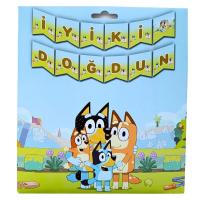 Bluey Temalı İyiki Doğdun Banner