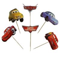 Cars (Şimşek Mcqueen) Temalı Karton Pasta Süsü