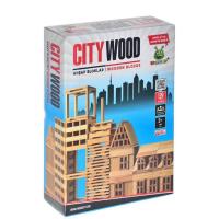 City Wood Ahşap Bloklar 100 Parça