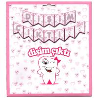 Dişim Çıktı Banner - Pembe