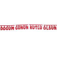 DOĞUM GÜNÜN KUTLU OLSUN YAZISI KEÇE SÜS 118 Cm.