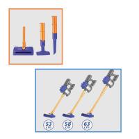 Dyson Model Pilli Sesli Ve Işıklı Ayakta Duran Oyuncak 3in1 Dikey Süpürge