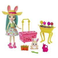 Enchantimals Tatil Temalı Oyun Setleri GJX32 - Bunny Blooms & Fluffy Lapin