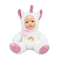 Gerçek Yüzlü Unicorn Peluş Bebek 35 Cm.