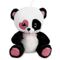 Halley Parlak Kalp Gözlü Hayvanlar 35 Cm. - Panda