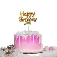 Happy Birthday Pasta Süsü - Gold
