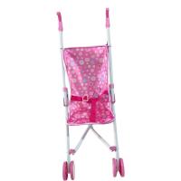Katlanabilir Metal Baston Puset Puantiye Desenli Bebek Arabası