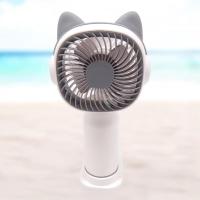 Kedi Figürlü Şarjlı Mini El Fanı