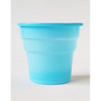 Mavi Siyah Plastik Bardak 200 ml-25 Adet
