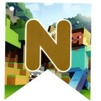 Minecraft Temalı İyiki Doğdun Banner