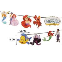 My Little Mermaid Deniz Kızı Dekoratif Banner