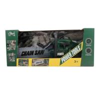 Oyuncak Pilli Sesli Motorlu Testere Hızar Ağaç Motoru - Yeşil