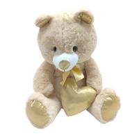 Parlak Kalpli Peluş Ayıcık 45 Cm.