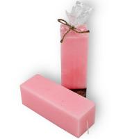 Pembe Kare Mum - 1 Adet