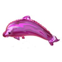 Sevimli Pembe Yunus Folyo Balon
