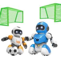 Smart Soccer Robot Usb Şarjlı İkili Akıllı Futbol Robotu Kalesiyle Birlikte