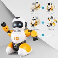 Smart Soccer Robot Usb Şarjlı İkili Akıllı Futbol Robotu Kalesiyle Birlikte