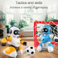 Smart Soccer Robot Usb Şarjlı İkili Akıllı Futbol Robotu Kalesiyle Birlikte