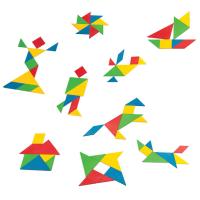 Tangram Büyük Box (56 Parça)