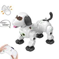 Vardem Uzaktan Kumandalı Işıklı ve Sesli Akıllı Robot Köpek - Beyaz