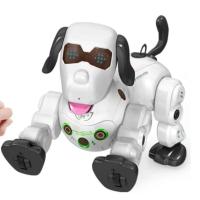 Vardem Uzaktan Kumandalı Işıklı ve Sesli Akıllı Robot Köpek - Beyaz