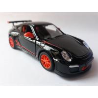 2010 Model 1:36 Porsche 911 Gts R8 Çek Bırak Araba Siyah