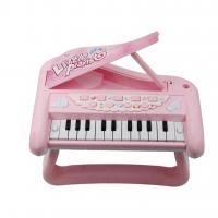 Ayaklı Sesli Işıklı Küçük Piyano - Pembe