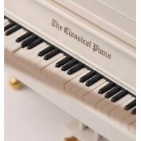 Balerinli Piyano Şekilli Kurmalı Müzik Kutusu