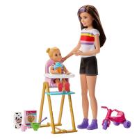 Barbie Bebek Bakıcısı Oyun Seti -GHV87
