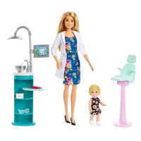 Barbie Ben Büyüyünce Diş Doktoru Oyun Seti Sarışın