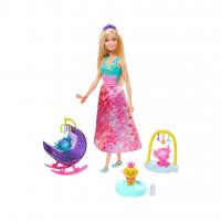Barbie Dreamtopia Prenses Bebek ve Aksesuarları Oyun Seti Uyku Temalı
