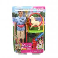 Barbie Ken ve Meslekleri Oyun Setleri GJM32 -Köpek Eğitmeni