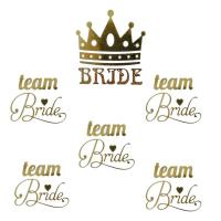 Bride To Be-Team Bride Altın (Gold) Dövme - 6 Adet