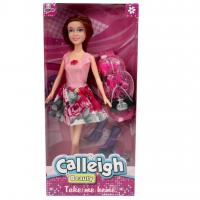 Calleigh Beauty Aksesuarlı Manken Bebek - Pembe Elbise