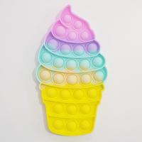 Dondurma Şekilli Makaron Renkli Duyusal Oyuncak Pop It